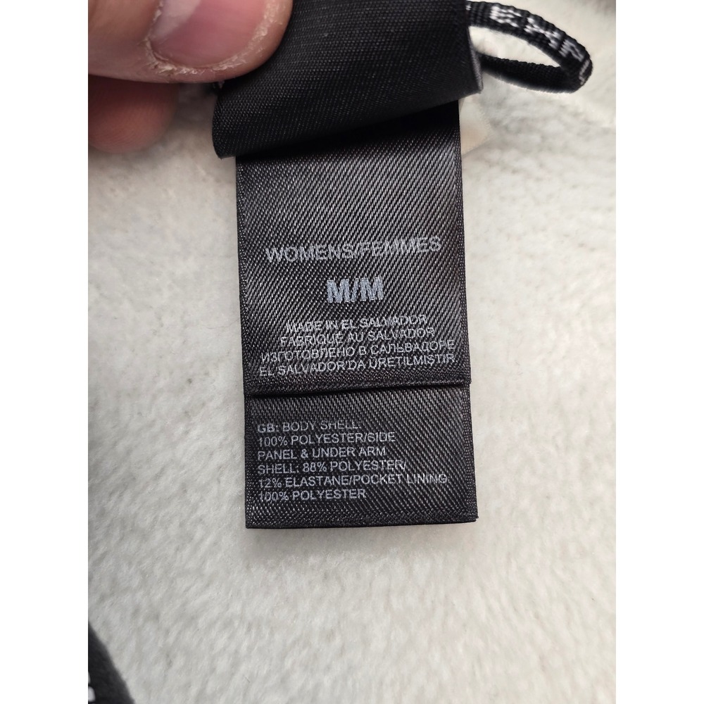 The North Face Summit Series Polartec Fleece Jacket Cream Black Womens Medium M - Picture 4 of 10